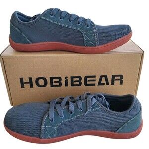 Hobibear Unisex Minimalist Wide Barefoot Shoes Gray GS7968H Mens 10, Women 12